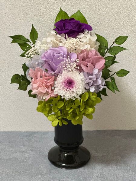 プリザーブドフラワー仏花一基