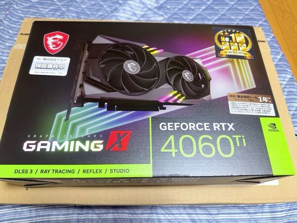 MSI GeForce RTX 4060 Ti GAMING X 8G グラフィックボード