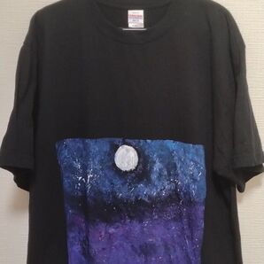 オリジナルTシャツ LLサイズ 黒 月