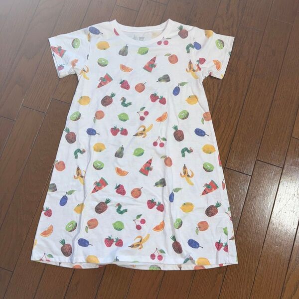 連休セール Design Tshirts Store graniph はらぺこあおむし ワンピース 130