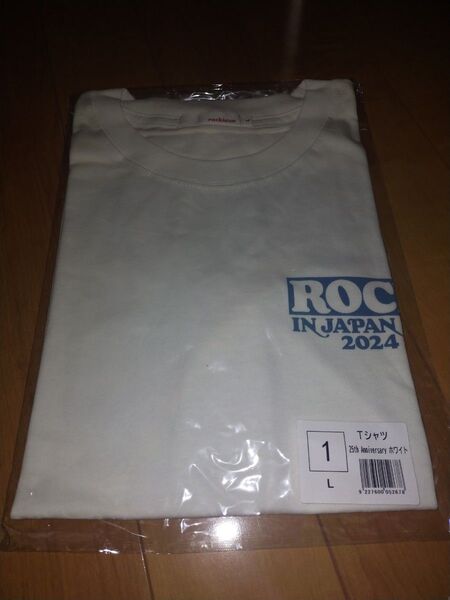 未使用送料込 ROCK IN JAPAN FES 2024 Tシャツ/L ロッキン/RIJF 25th anniversary