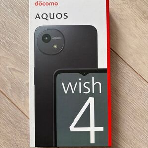 AQUOS wish4 SIMフリー 新品未使用 ブラック SH-52E