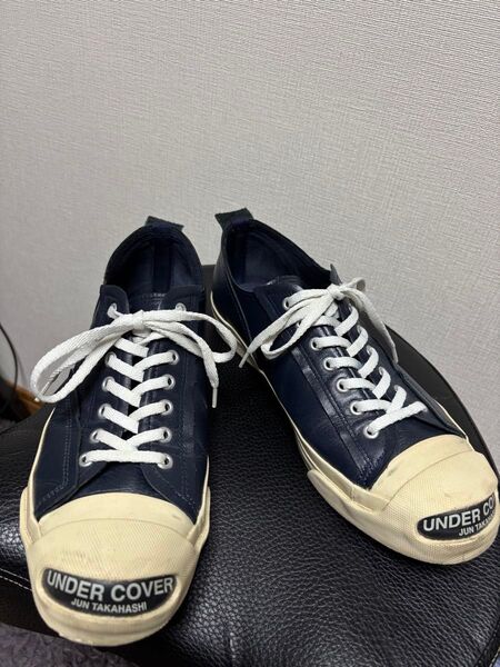 UNDERCOVER ジャックパーセル ネイビー レザー スニーカー L 復刻
