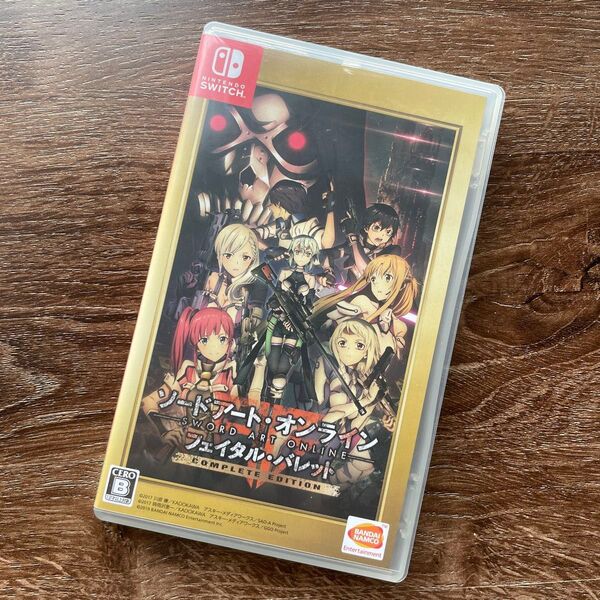 ソードアート・オンライン フェイタル・バレット COMPLETE EDITION Switch シノンのカード付き