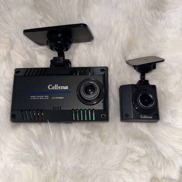 cellstarセルスター ドライブレコーダー 前後2カメラCS-92WQH