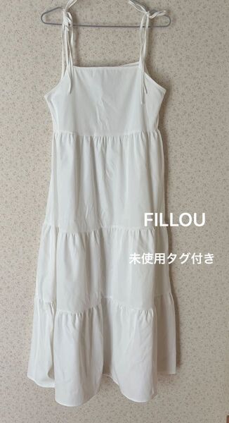FILLOU フィルー ワンピース キャミソールワンピース ノースリーブ キャミソール ロング チュニック