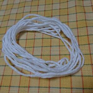 マスクゴム 3m マスクのゴム マスク用 手作りマスクに 丸ゴム 白 3メートル ホワイト 送料無料