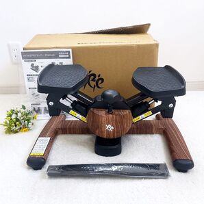 ツイストエアロステッパーPremium 木目調ステッパー SP-600 チェスナット 茶色 ブラウン ダイエット 有酸素運動
