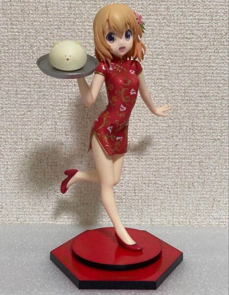 中古品 ごちうさ ココア チャイナドレス フィギュア ご注文はうさぎですか??EMONTOYS エモントイズ 絵夢餐庁シリーズ