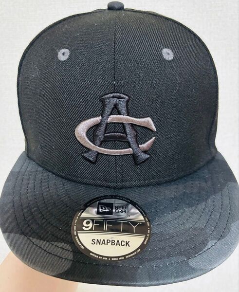ニューエラ キャップ 9FIFTY ブラック ブラック×グレー 迷彩
