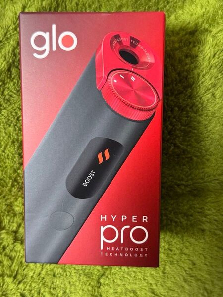 glo(グロー) ハイパー プロ HYPER pro ルビーブラック 電子タバコディスプレイ搭載 ヘアゴム