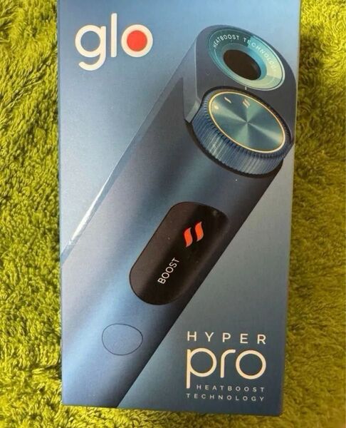 glo(グロー) ハイパー プロ HYPER pro ラピスブルー 電子タバコディスプレイ搭載 おりがみおりがみ1枚