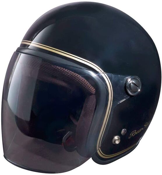 【47%引】ロッソ ROH-506 ブラック(55-57cm)ジェットヘルメット
