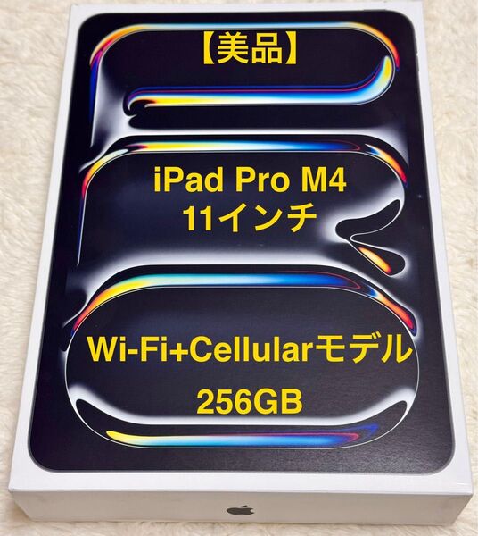 iPad Pro M4(2024年モデル) 11インチ Wi-Fi+Cellularモデル 256GB