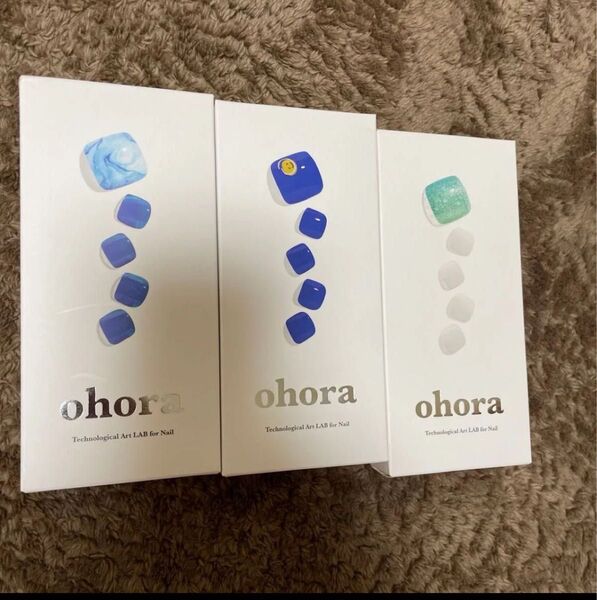 ohora オホーラ フットネイル セミキュアジェル ジェルネイル シール