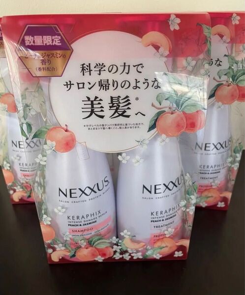 ネクサス インテンスダメージリペア ピーチ&ジャスミン シャンプー&トリートメント セット(440g+440g)×1個