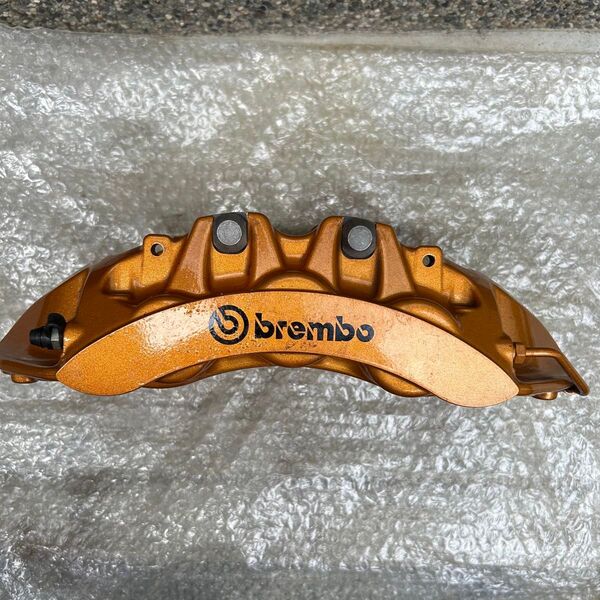 07 08 R35GT-R Brembo ブレーキキャリパー ゴールド系 中古品 右フロント用