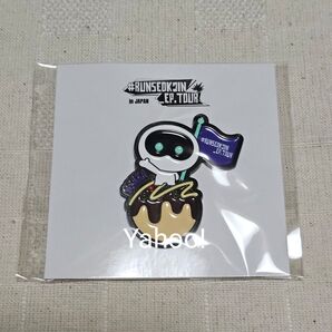 RUNSEOKJIN in JAPAN 大阪 ピンバッジ バッジ WOOTTEO ウット たこやき 日本 BTS JIN ジン