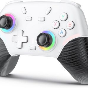 Switchコントローラー PS 背面ボタン付き 高耐久ボタン マクロ機能 LED RGBライト 重力感応 TURBO連射機能