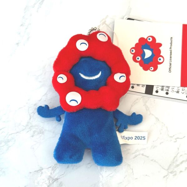 ミャクミャク ぷちマスコットキーチェーン ぬいぐるみ にっこり にこにこ EXPO2025 マスコット ぷちマスコット