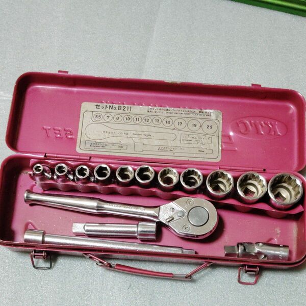 KTC ソケットレンチセット B211 差込角3/8