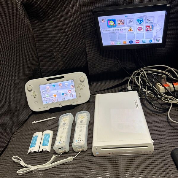 Wii U 本体32GB F142.M114 WiiパーティU・スーパーマリオブラザーズU内蔵
