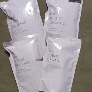 THE PUBLIC ORGANIC スーパーポジティブ シャンプー&トリートメント 4個セット