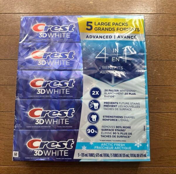 【大容量】クレスト 歯磨き粉 Crest 3D white advanced