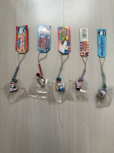 ご当地 ハローキティ ストラップ 5個セット