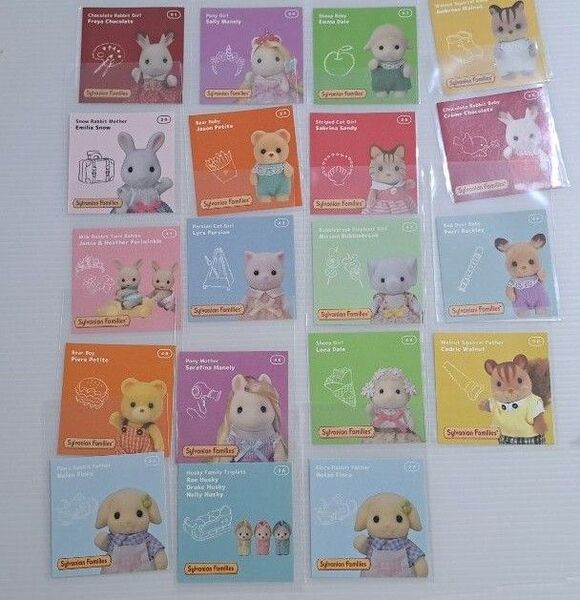 ②シルバニアファミリー シール ステッカー 非売品 特典 美品