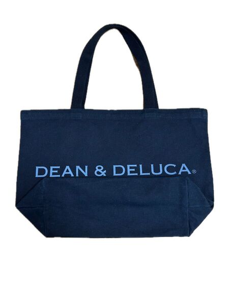 DEAN & DELUCA トートバッグ ブラック エコバッグ ディーン&デルーカ A4収納可能 ショルダーバッグ Mサイズ
