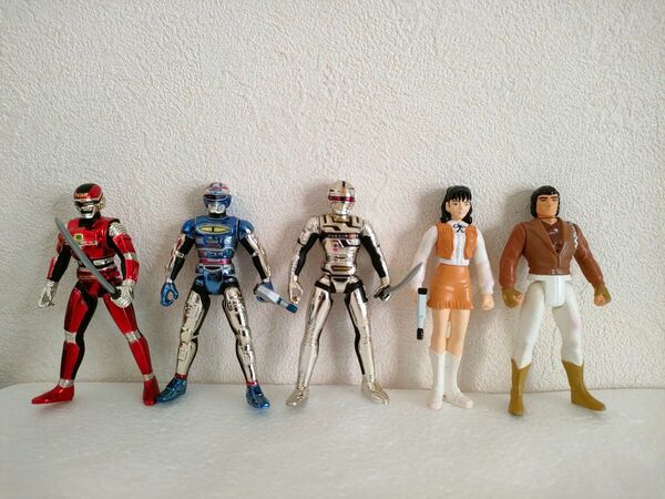 宇宙刑事 ギャバン、シャイダー、シャリバン、 一条寺 烈、アニーセット フィギュア