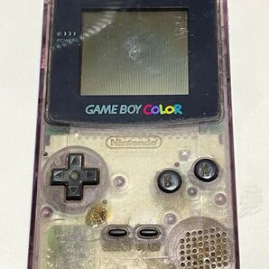 ゲームボーイカラー クリアパープル ジャンク品!