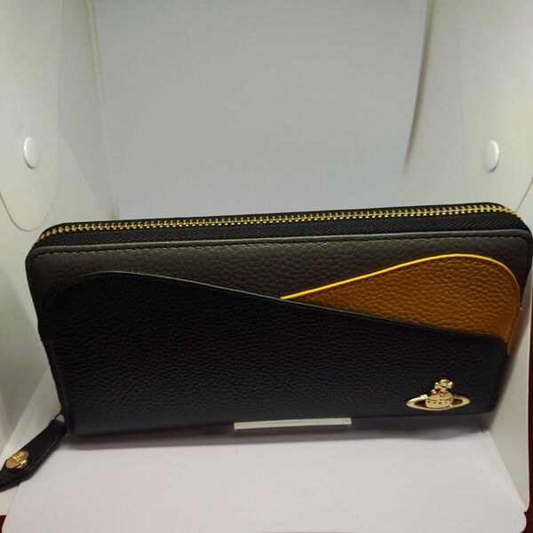 357黒ヴィヴィアンウエストウッド Vivienne Westwood 長財布 新品未使用アウトレット ラウンドファスナー