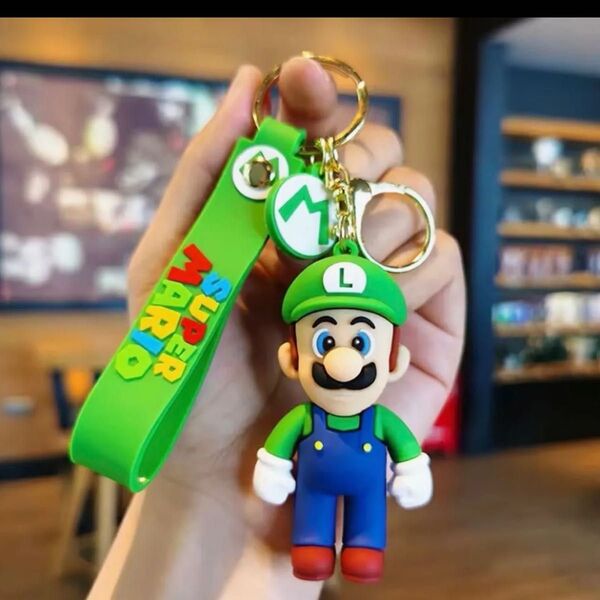 スーパーマリオ ルイージ LUIGI キーホルダー キーチェーン ストラップ