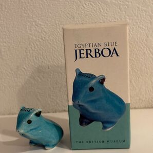 ラスト一点!希少!大英博物館Egyptian BlueエジプシャンブルーJERBOA 陶器 エジプト