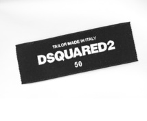 新品10万【DSQUARED2ディースクエアード】伊製/17AWモード感溢れる佇まい/ロングオーバーブリーツ変形シャツコート46/S-M-L相当/D381_画像7