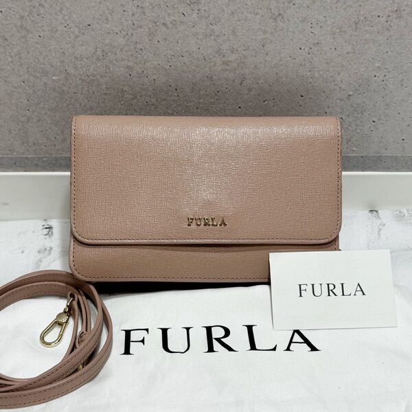美品!FURLA フルラ RIVA リーヴァ 3way ショルダーバッグ ウォレット
