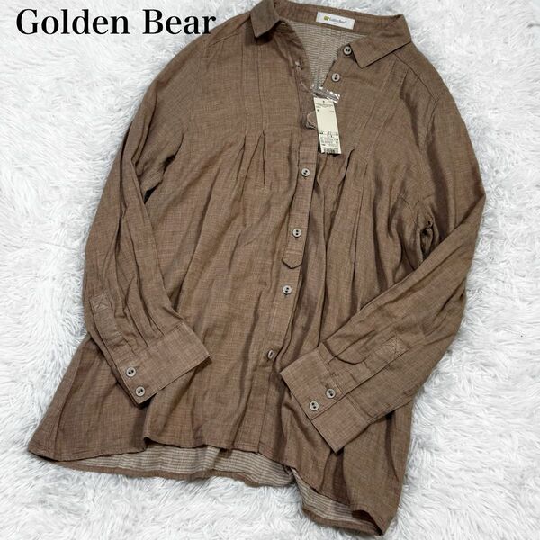 新品タグつき!Golden Bear ゴールデンベア 綿100% シャツ 長袖 LL