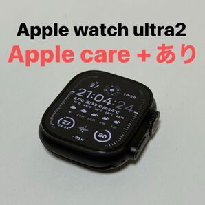 【Apple care +あり】Apple watch ultra 2 ブラック チタニウム Apple アップル