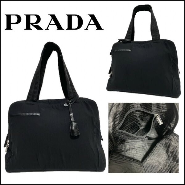 売れなければ3日後消します。【極美品】PRADA SPORT ハンドバッグ トートバッグ ナイロン ブラック