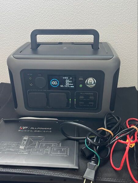 最終値下!ポータブル電源 ALLPOWERS R600 ブラック 防災グッズ 大容量
