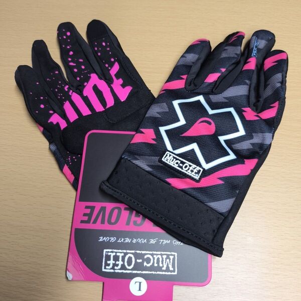 Muc-Off マックオフ グローブ ロードバイクMTB シムレーシングピンク