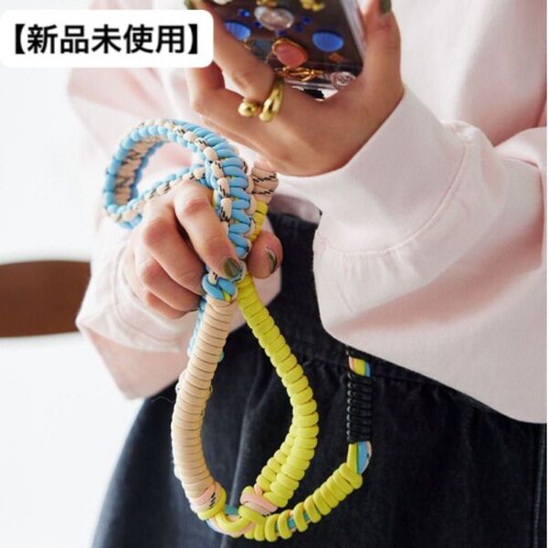 【新品未使用】A SCENE エーシーン デザインパラコードショルダー スマホストラップ