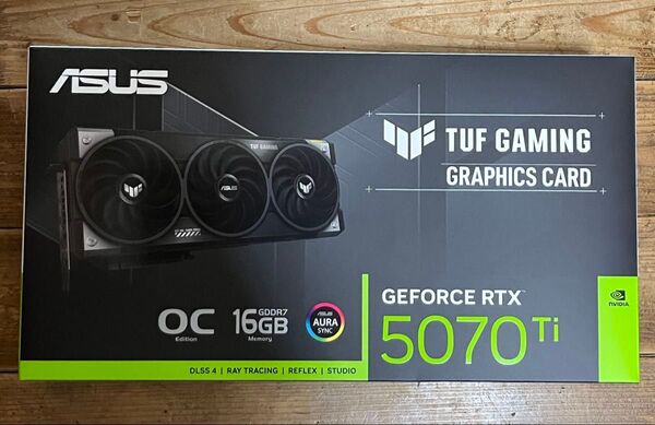 【新品同様】ASUS RTX5070Ti TUF OC 16GB / TUF-RTX5070TI-O16G-GAMING 正規品