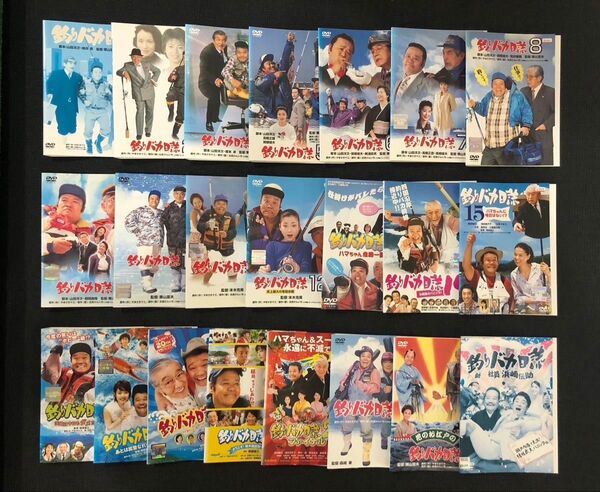 DVD 釣りバカ日誌 スペシャル レンタル落ち西田敏行 三國連太郎 22枚
