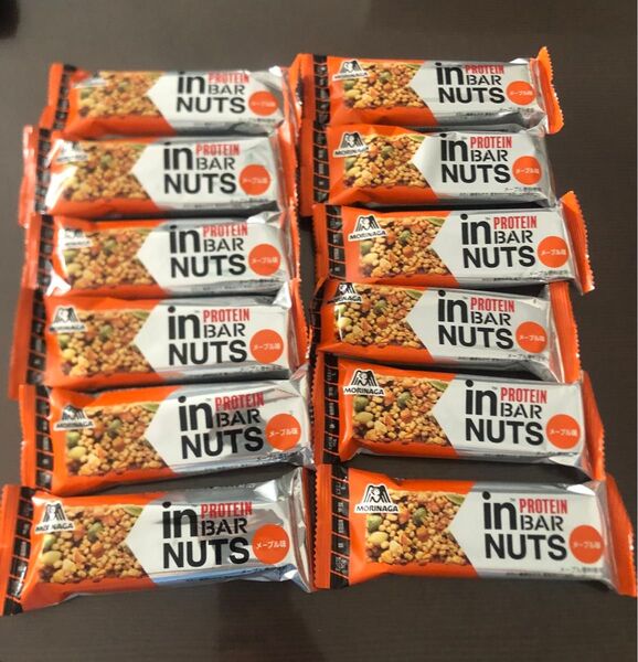 in BAR PROTEIN NUTS ナッツ メープル味 12本入り