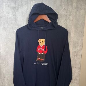 美品 ポロラルフローレン パーカー ビッグロゴ ポロベア
