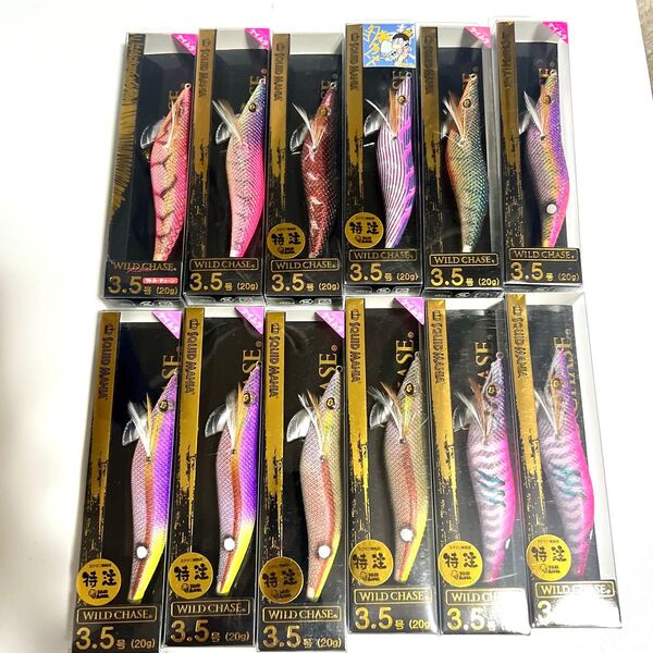 SQUID MANIA スクイッドマニア ワイルドチェイス 3.5号 セット売り