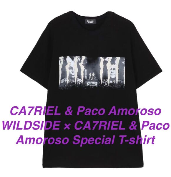 yohji yamamoto CA7RIEL Paco Amoroso Tシャツ ブラック 黒 半袖